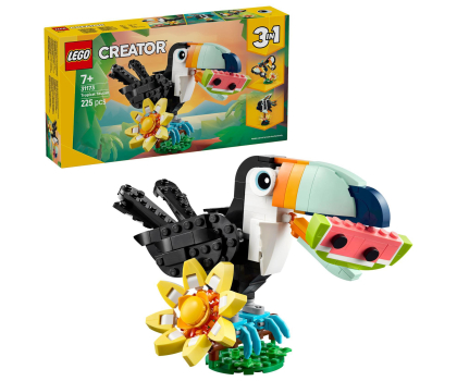 Klocki LEGO® LEGO Creator 3 w 1 Dzikie zwierzęta: Tropikalny tukan 31173